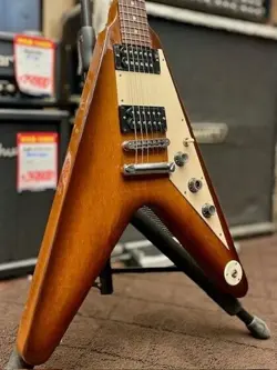GIBSON LIMITED EDITION FLYING V '98 NATURAL BURST 2001 ELECTRIC GUITAR