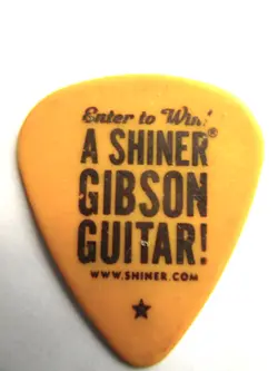 GIBSON SHINER BEER GUITAR PICK