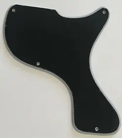 FOR 5-PLY GIBSON LES PAUL JUNIOR 1958 DC STYLE GUITAR PICKGUARD,BLACK