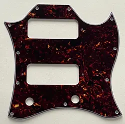 4 PLY BROWN TORTOISE PICKGUARD FIT US GIBSON SG P90 STYLE GUITAR PARTS