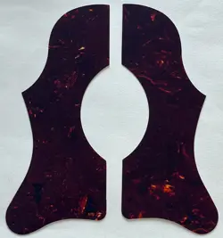 BROWN PICKGUARD FIT GIBSON J45 & J50 STYLE SELF ADHESIVE ACOUSTIC GUITAR