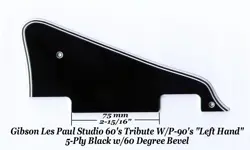 LES PAUL LP STUDIO LEFT BWBWB P-90'S PICKGUARD GIBSON EPIPHONE PROJECT 60 EDGE