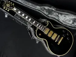 ORVILLE BY GIBSON LPC-W 3PU LES PAUL CUSTOM EBONY 1990 ELECTRIC GUITAR MIJ