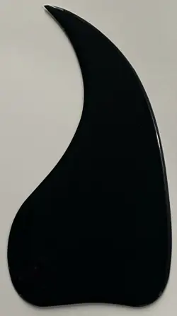CRYSTAL SELF ADHENSIVE PICKGUARD BLACK FIT GIBSON J-45 ACOUSTIC GUITAR