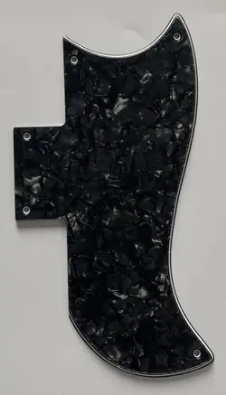 FOR FIT GIBSON SG 61 REISSUE STYLE GUITAR PICKGUARD 4 PLY BLACK PEARL