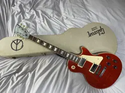 GIBSON LESPAUL PEASEFUL ORANGE 2014 SAFE PACKING!