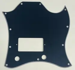 4 PLY BLACK PICKGUARD FIT GIBSON SG STANDARD SINGLE HUMBUCKER GUITAR PARTS
