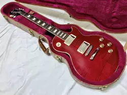 ELECTRIC GUITAR GIBSON LES PAUL STANDARD 120TH ANNIVERSARY SEE-THROUGH RED 2014