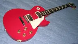 ELECTRIC GUITAR GIBSON LES PAUL STUDIO 2016 RADIANT RED WITH HARD CASE