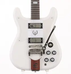 EPIPHONE BY GIBSON CRESTWOOD CUSTOM TREMOTONE POLARIS WHITE [SN 21111527649]