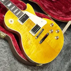 GIBSON LES PAUL STANDARD 60S FIGURED TOP HONEY AMBER NO.YG901