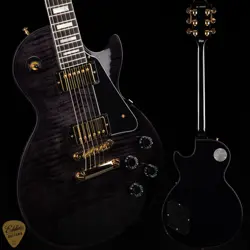GIBSON CUSTOM SHOP MADE 2 MEASURE LES PAUL CUSTOM FIGURED BLACK WIDOW #CS402311