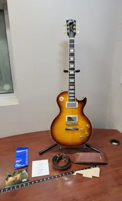 GIBSON LES PAUL TRADITIONAL ICED TEA BURST 2010 6-STRING ELECTRIC GUITAR 