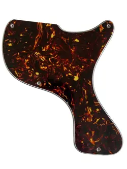 PICKGUARD FOR GIBSON LES PAUL JUNIOR 1958 DC STYLE ELECTRIC GUITA BROWN TORTOISE