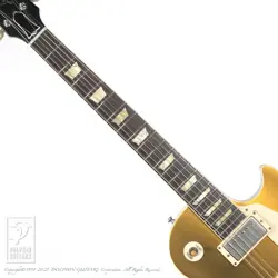 GIBSON HISTORIC COLLECTION 1957 LES PAUL REISSUE GOLD TOP DARK BACK VOS SAFE DEL