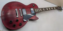 2016 GIBSON LES PAUL STUDIO IN FADED WORN CHERRY RED SOLID ELECTRIC GUITAR USA