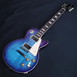 GIBSON LES PAUL STANDARD 50S FIGURED TOP BLUEBERRY BURST CUSTOM COLOR SERIES