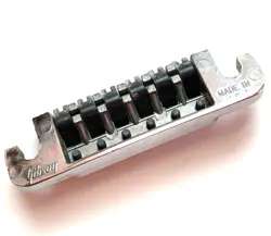 GIBSON ORIGINAL TP-6 FINE TUNING TAILPIECE CHROME USED