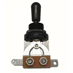 3 WAY SHORT STRAIGHT GUITAR TOGGLE SWITCH PICKUP SELECTOR FOR GIBSON EPIPHONE...