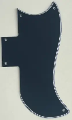 5 PLY BLACK PICKGUARD FIT GIBSON SG 61 REISSUE STYLE GUITAR PARTS