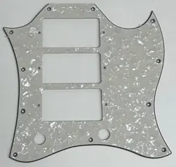 IVORY WHITE PEARL PICKGUARD FIT GIBSON SG STANDARD 3 PICKUP STYLE GUITAR PARTS