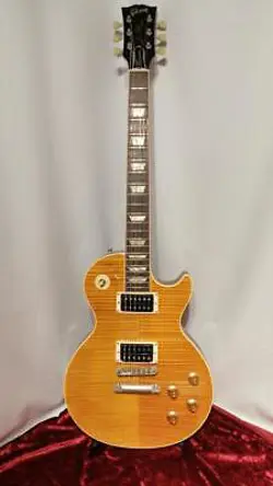 GIBSON ELECTRIC GUITAR LES PAUL CLASSIC PREMIUM PLUS TRANS AMBER USA 1995