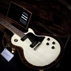GIBSON CUSTOM SHOP 1957 LES PAUL SPECIAL SINGLE CUT VOS TV WHITE