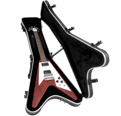 SKB 1SKB-58 GIBSON FLYING V MOLDED HARDSHELL TSA FLIGHT GUITAR CASE