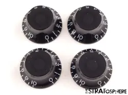 USA GIBSON LES PAUL STANDARD 50S -GUITAR CONTROL KNOBS SPEED KNOBS, BLACK