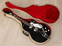 1960S SILVERTONE 1446 CHRIS ISAAK VINTAGE GUITAR, HARMONY USA W/ GIBSON PICKUPS