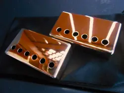 GIBSON GOLD HUMBUCKER PICKUP COVERS NECK/BRIDGE