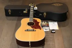 MINTY! GIBSON CS ‘THE FIREBIRD’ NATURAL ACOUSTIC DREADNAUGHT GUITAR + OHSC