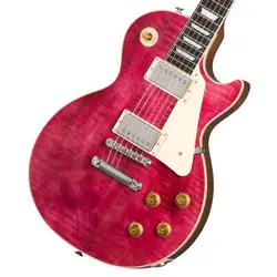 GIBSON LES PAUL STANDARD 50S FIGURED TOP TRANSLUCENT FUCHSIA CUSTOM COLOR SERIES