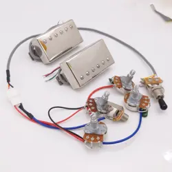 FOR GIBSON GUITAR PICKUPS BB1 BB2 ALNICO II HUMBUCKER 2V2T HARNESS 4-WIRE SET