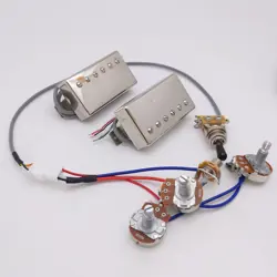 FOR GIBSON GUITAR PICKUPS BB1 BB2 ALNICO II HUMBUCKER 2V1T HARNESS 4-WIRE SET