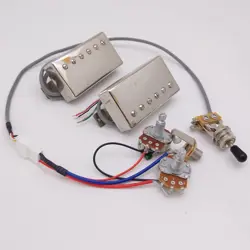 FOR GIBSON GUITAR PICKUPS BB1 BB2 ALNICO II HUMBUCKER 1V1T HARNESS 4-WIRE SET