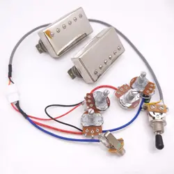 FOR GIBSON GUITAR PICKUPS BB1 BB2 ALNICO II HUMBUCKER 2V2T HARNESS 2-WIRE SET