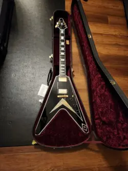 GIBSON FLYING V CUSTOM SHOP EBONY