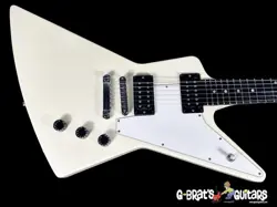 2008 GIBSON EXPLORER W EBONY FRETBOARD ~ CLASSIC WHITE