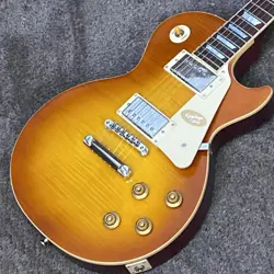 EPIPHONE INSPIRED BY GIBSON CUSTOM 1959 LES PAUL STANDARD ICED TEA BURST #GG3DV
