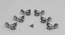 1970S-1980S VINTAGE SCHALLER CHROME 3X3 TUNERS MADE IN W.GERMANY GIBSON LES PAUL