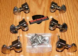 GIBSON LES PAUL TUNERS SET GROVER NICKEL SG GUITAR PARTS TUNING MACHINE KIDNEY