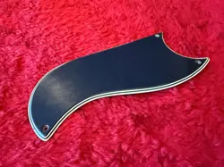VINTAGE GIBSON SG CUSTOM 3 PICKUP 5 PLY BLACK PICKGUARD FROM MAUDIE MOORE ESTATE