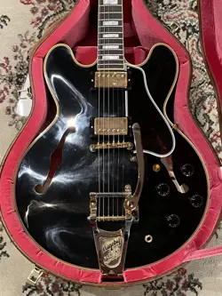 GIBSON CUSTOM SHOP 1959 ES-355 WBIGSBY VOS EBONY SN A940591 *NC808