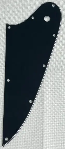 BLACK 3-PLY FOR FIT GIBSON FIREBIRD STYLE SCRATCH PLATE GUITAR PICKGUARD