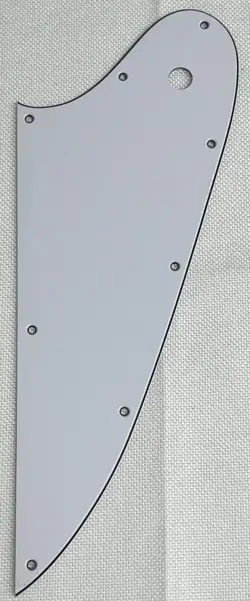 WHITE 3-PLY FOR FIT GIBSON FIREBIRD STYLE SCRATCH PLATE GUITAR PICKGUARD