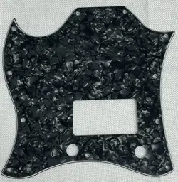 BLACK PEARL FOR GIBSON SG STANDARD SINGLE HUMBUCKER LEFTHAND GUITAR PICKGUARD