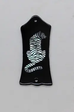TRUSS ROD COVER WITH TIGER INLAY WILL FIT GIBSON