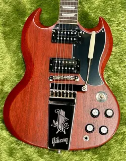 GIBSON SG STANDARD '61 FADED MAESTRO VIBROLA VINTAGE CHERRY SATIN #GG3M9