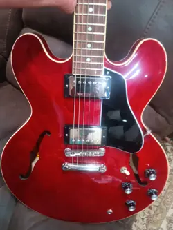 2021 GIBSON ES-335 SEMI-HOLLOW ELECTRIC GUITAR CHERRY RED W CASE 